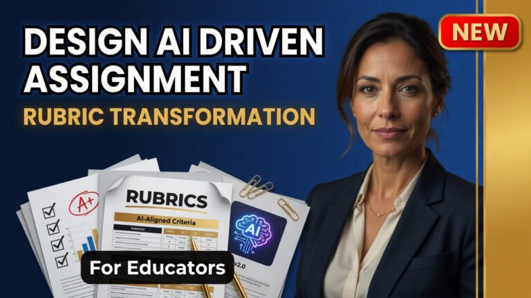 5 – (L:3 C:5) – Designing AI-Driven Assignments: Assessment in the Age of AI (P:3 C:5)